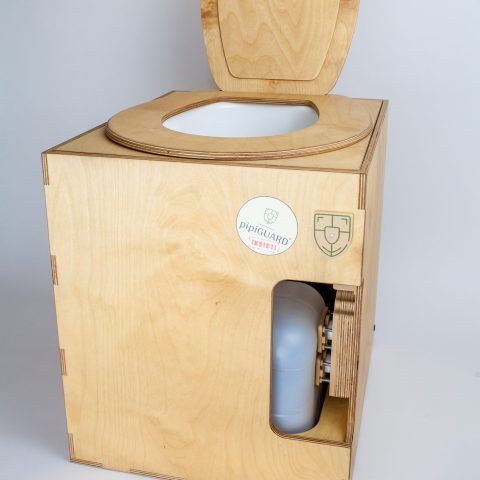 Trennklo, Trockentrenntoilette, Trenntoilette mit pipiGUARD