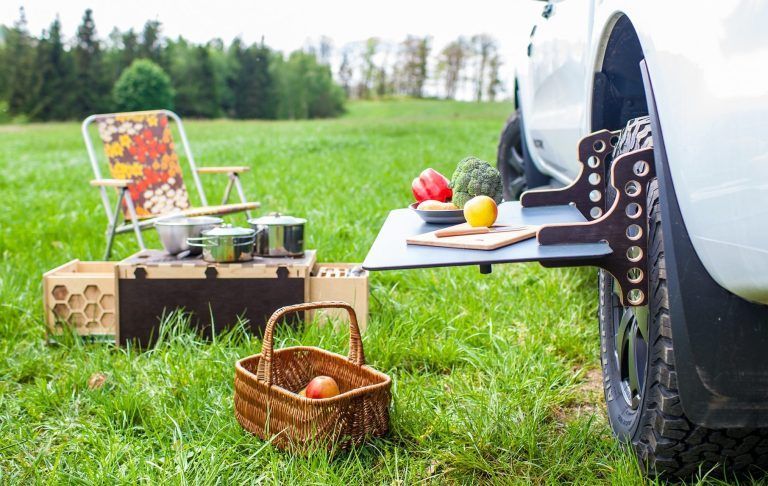 Mobile Campingküche, Radtisch Ford Ranger