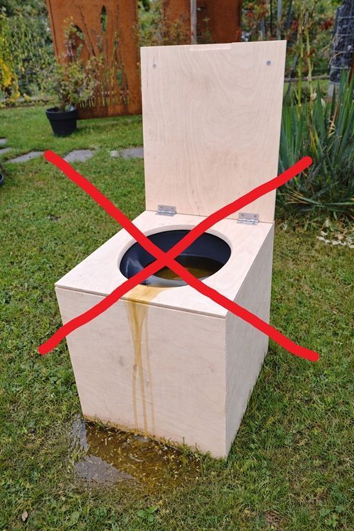 Trennklo übergelaufen