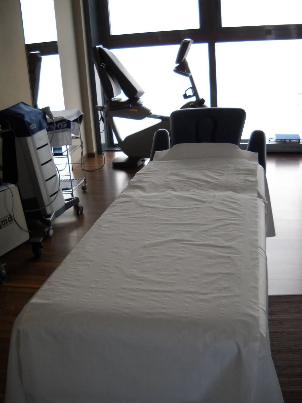 lettino di uno studio fisioterapico