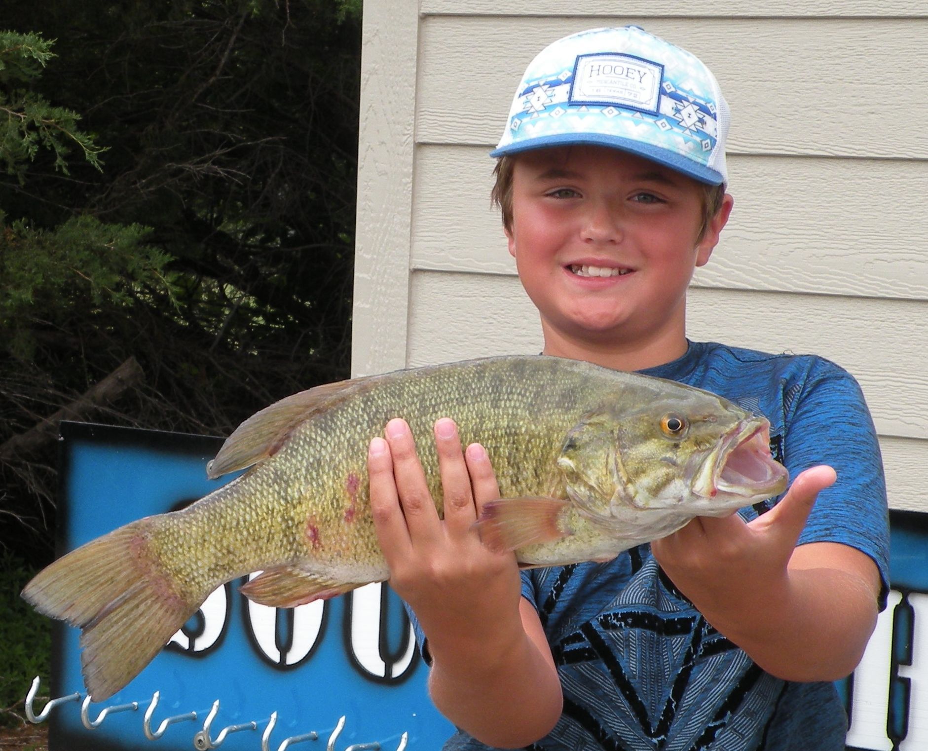 Large Smallmouth Lake Oahe SD