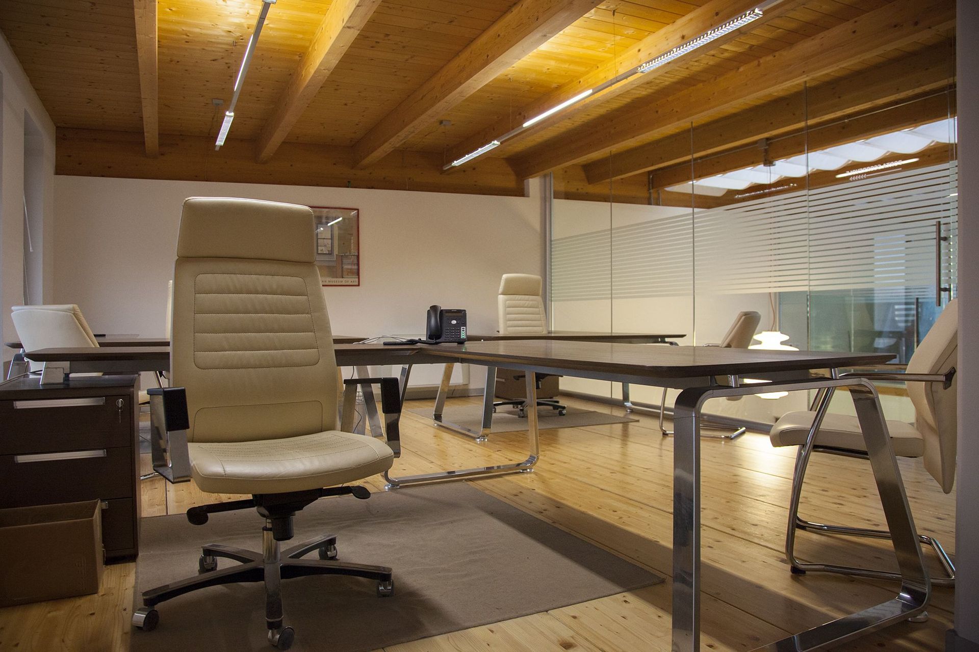 Ufficio con poltrona in coworking