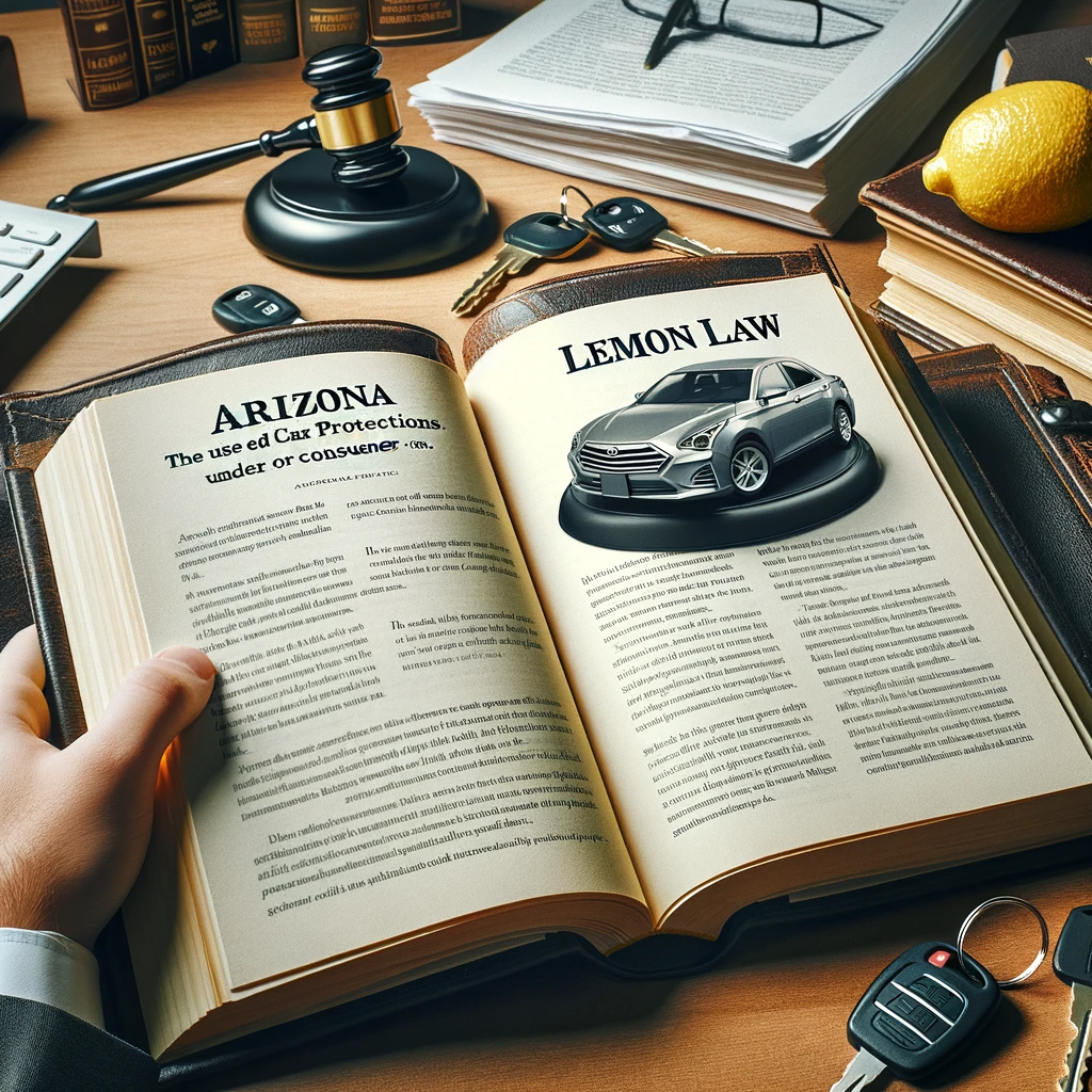 a book is open to a page that says lemon law
