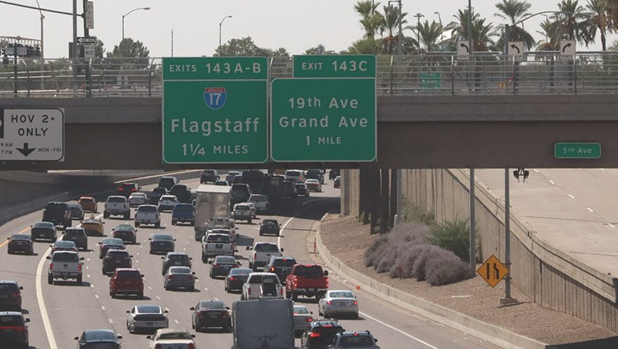 Traffic in Phoenix Arizona