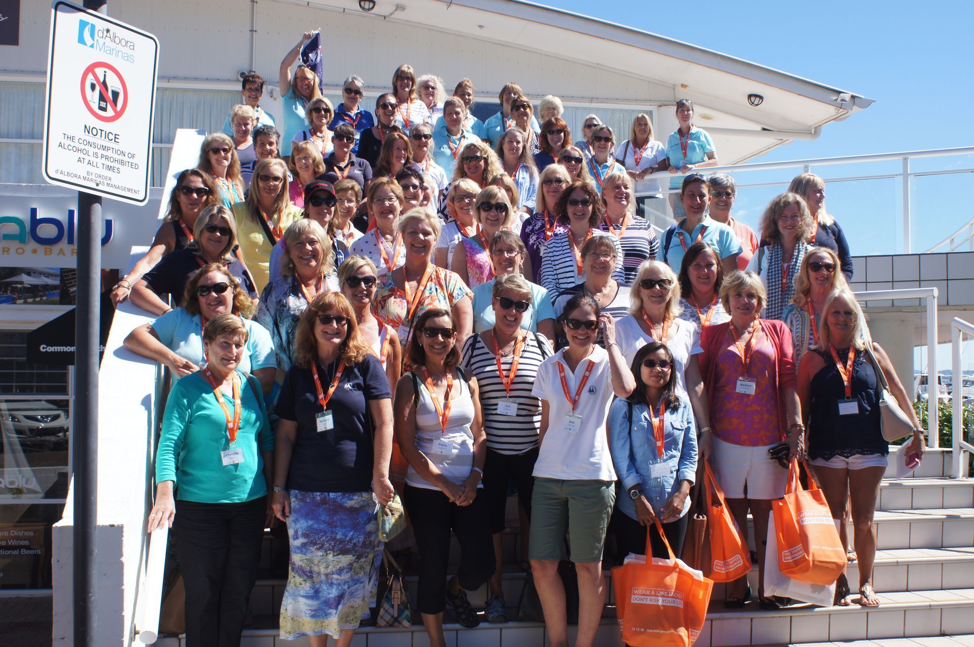 gathering on the bay