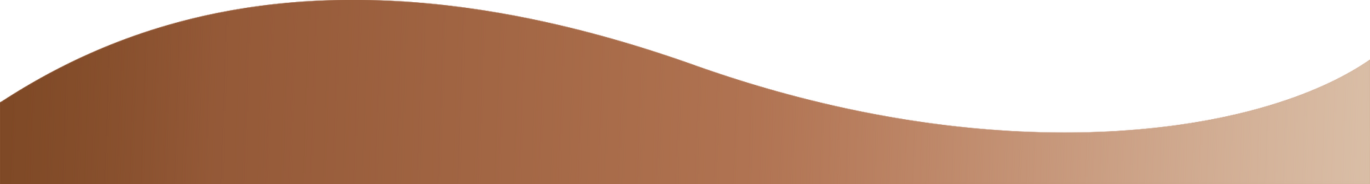 Brown and white curved background.