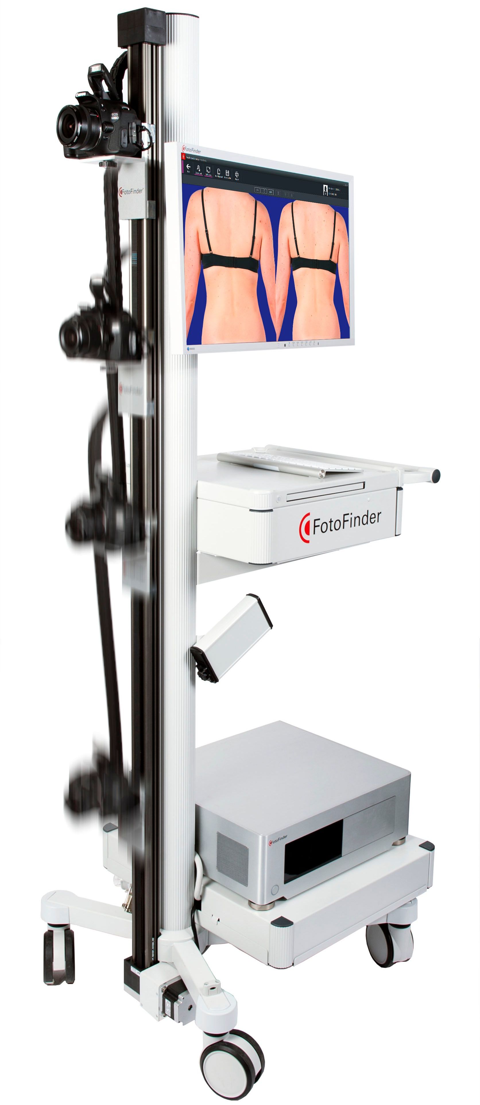 A Woman is Getting Her Skin Examined by a Doctor in the dark— Coastal Skin & Laser in Tewantin, QLD