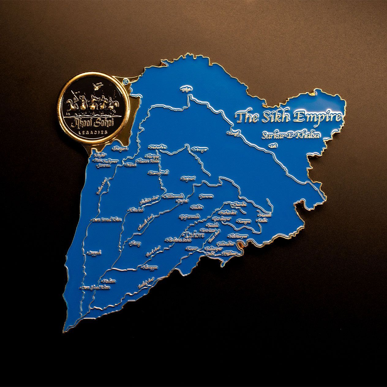 The Sikh Empire Map Magnet