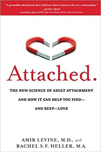 A book called attached by amir levine m.d. and rachel s.f. heller m.a.