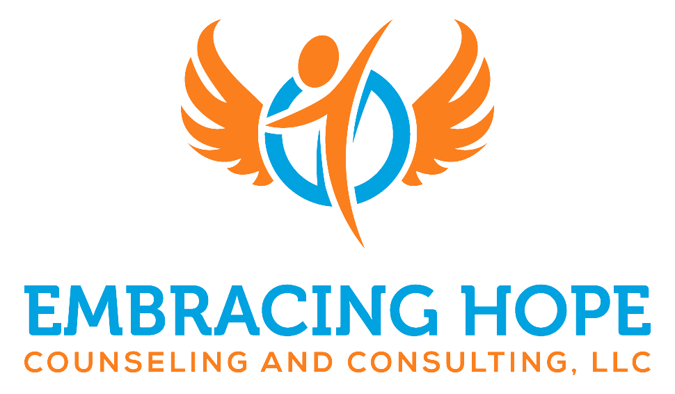 A logo for embracing hope counseling and consulting llc