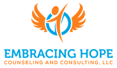 A logo for embracing hope counseling and consulting llc