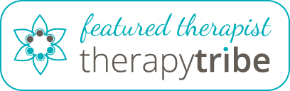 A logo for a featured therapist therapy tribe