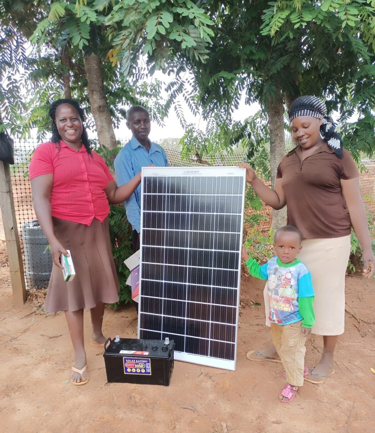 Annah Receives a Solar Panel!
