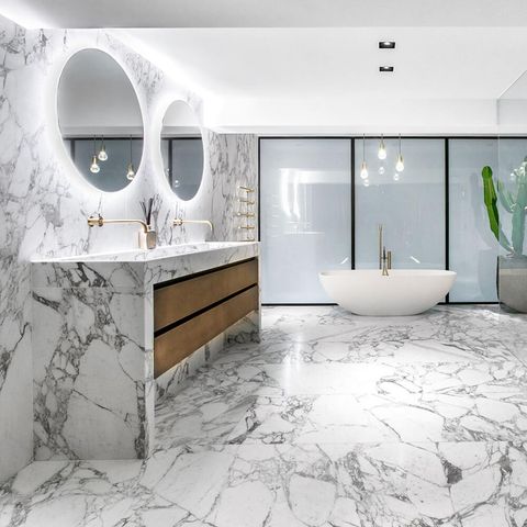 White Marble Bathroom