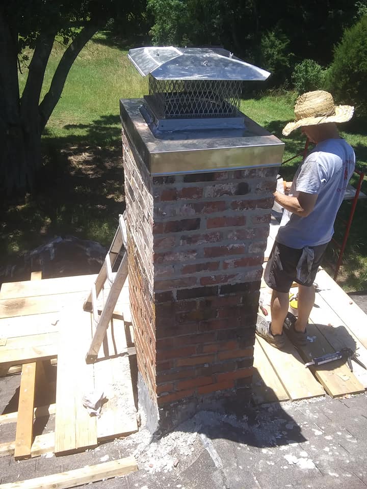 A photo of a chimney