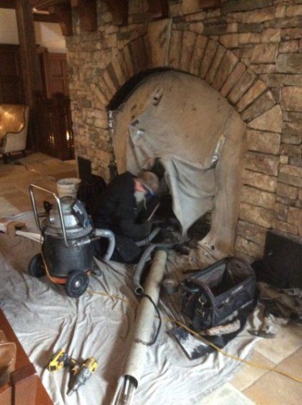 chimney and fireplaces