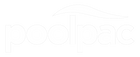 Poolpac white logo