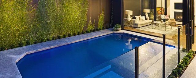 rectangular  shape pool
