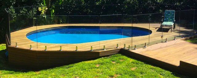 teardrop shape pool