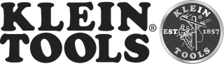 A black and white logo for klein tools