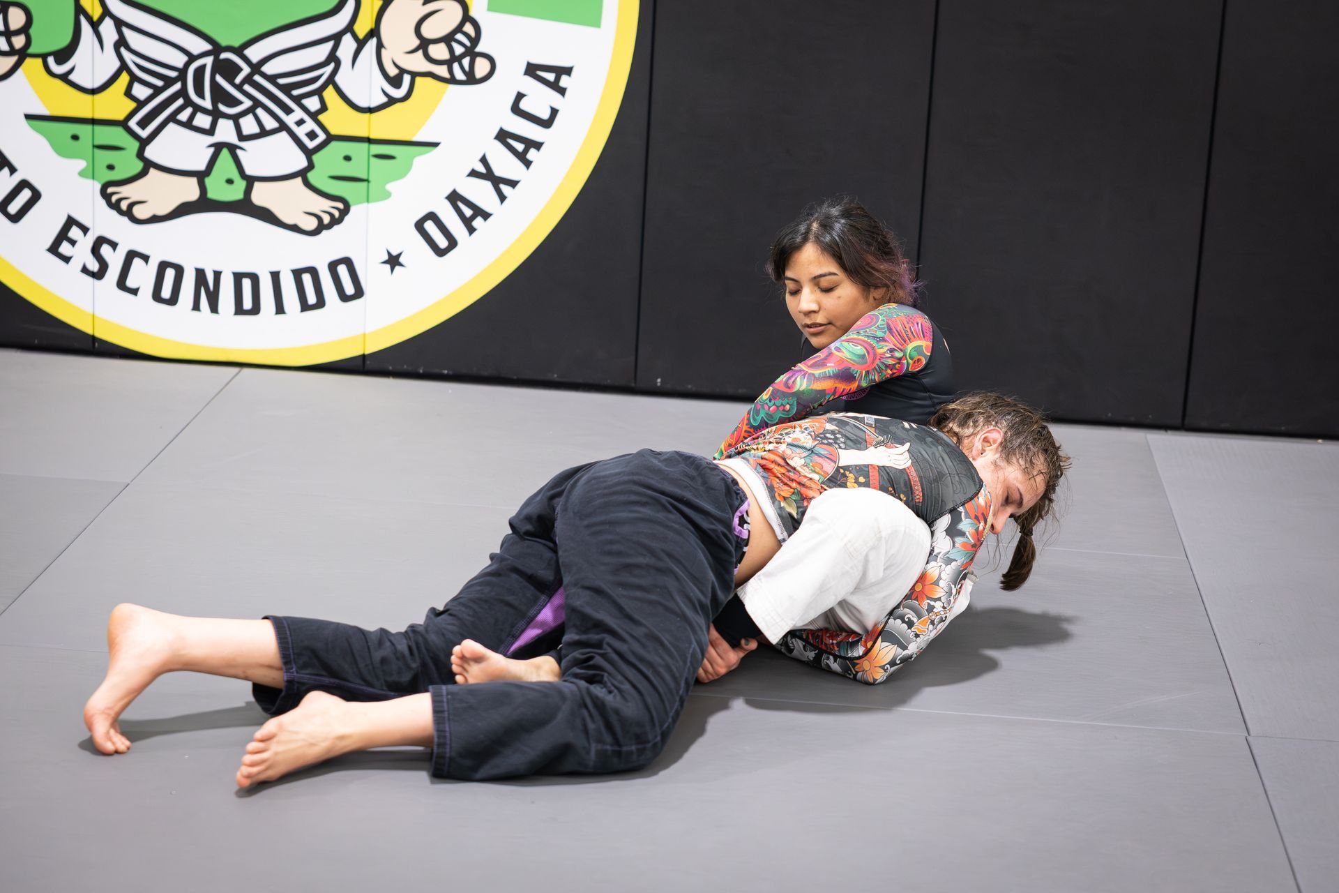 Students practice Jiu-Jitsu drills at Soulcraft Martial Arts in Hamden, CT, building confidence.