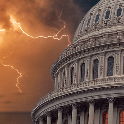 Thunderstorm at the U.S. Capitol