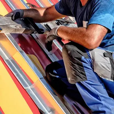 Roofing worker