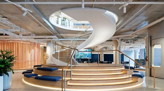 Reece Spiral Staircase Cremorne Head Office