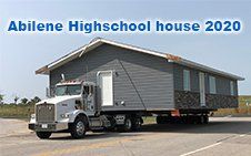 Abilene Highschool house 2020 - Votec House Moves in Moundridge, KS