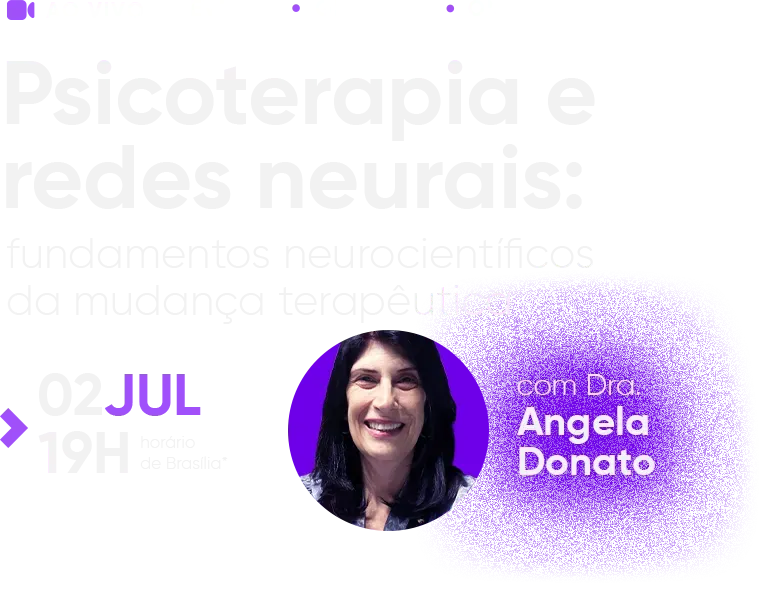 Um fundo branco com um banner roxo e azul que diz participe do evento.