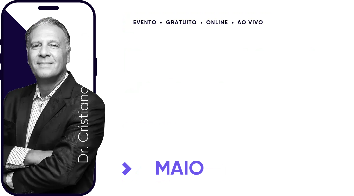 Um fundo branco com uma borda roxa e as palavras evento gratuito online