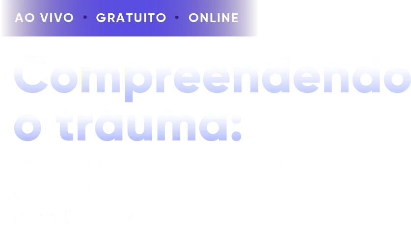 Um fundo branco com uma borda roxa e as palavras evento gratuito online
