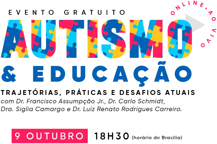 Um fundo branco com um banner roxo e azul que diz participe do evento.