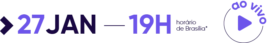 Um fundo branco com uma borda roxa e as palavras evento gratuito online