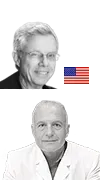 Prof. Dr. Stephen Faraone e Prof. Dr. Luiz Augusto Rodhe