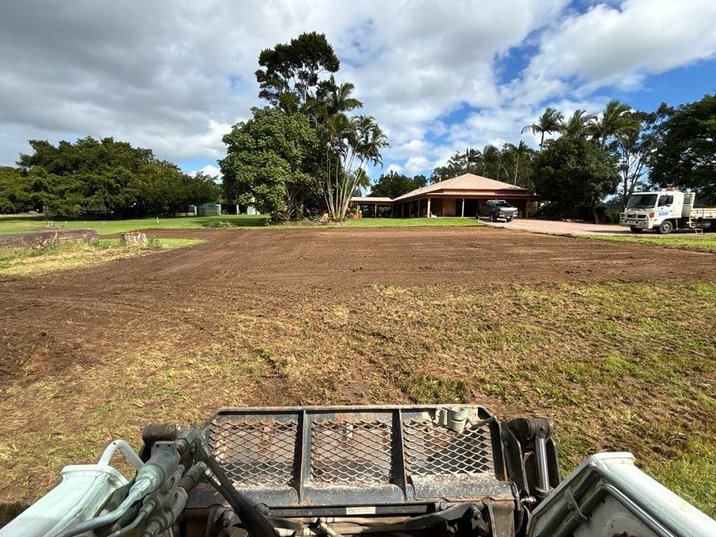 A Close Up of a Pile of Landscape Mix on the Ground — Caloundra Landscape Supplies in Caloundra, QLD