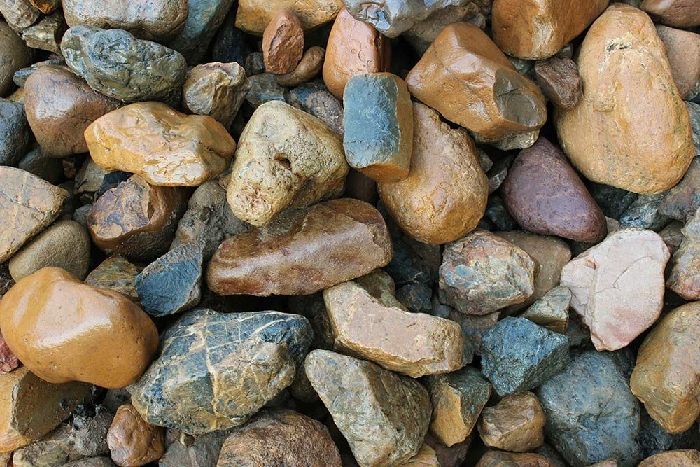 A Pile of Rocks of Different Sizes and Colors — Caloundra Landscape Supplies in Beerwah, QLD