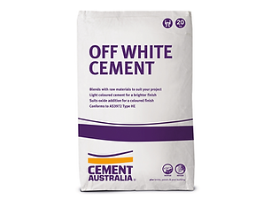 Cement Australia Off White — Caloundra Landscape Supplies in Caloundra, QLD