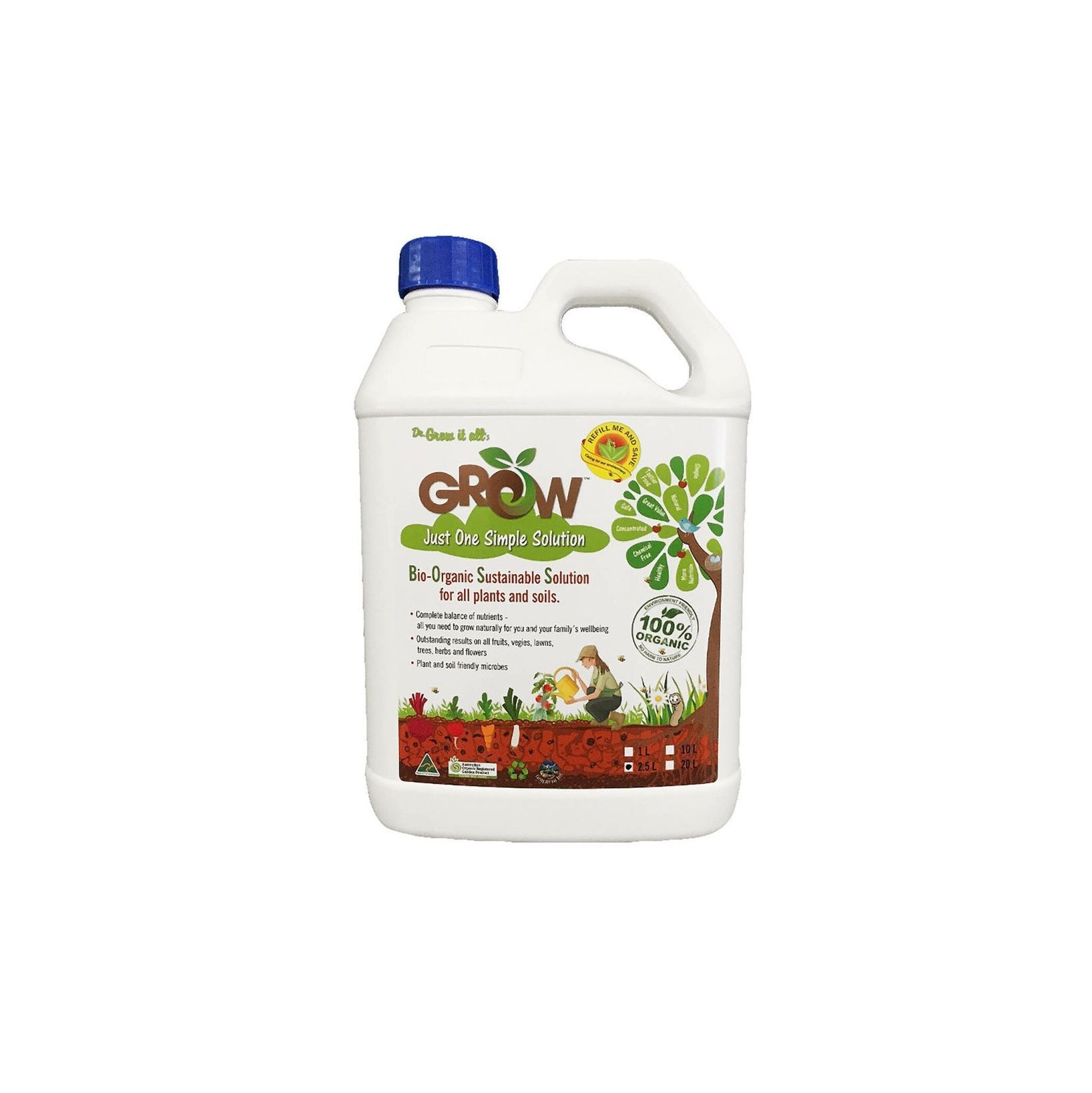Grow - Liquid Fetiliser 2.5L — Caloundra Landscape Supplies in Caloundra, QLD