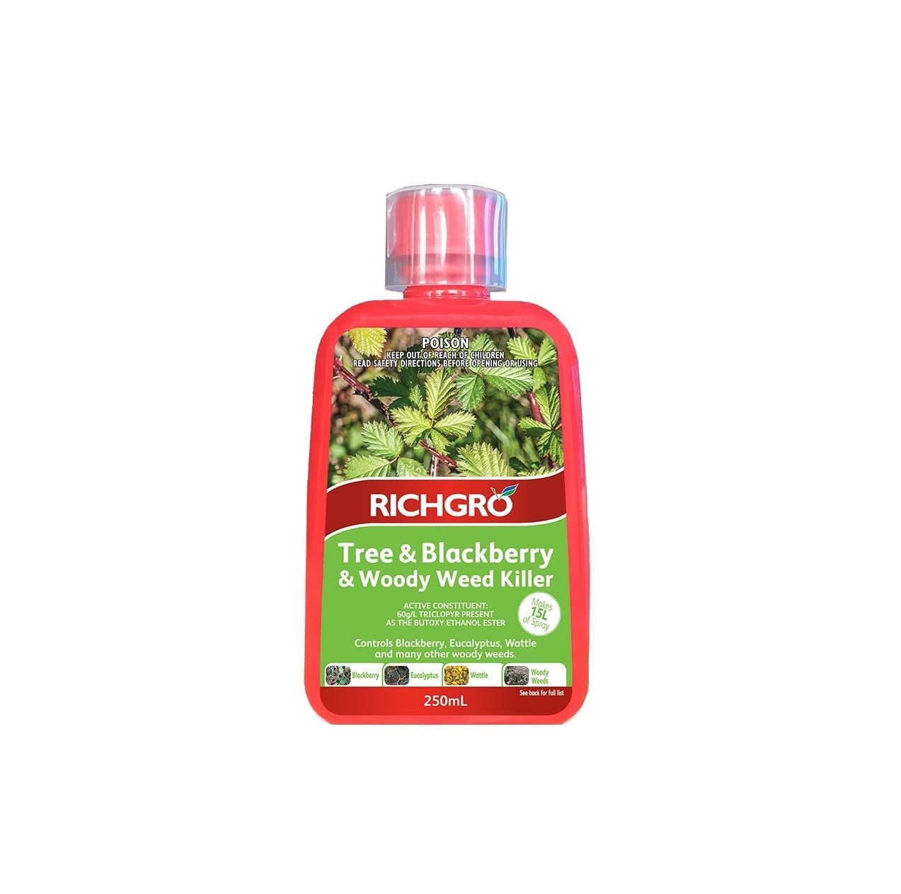 Richgro Tree & Blackberry & Woody Weed Killer 250ml — Caloundra Landscape Supplies in Caloundra, QLD