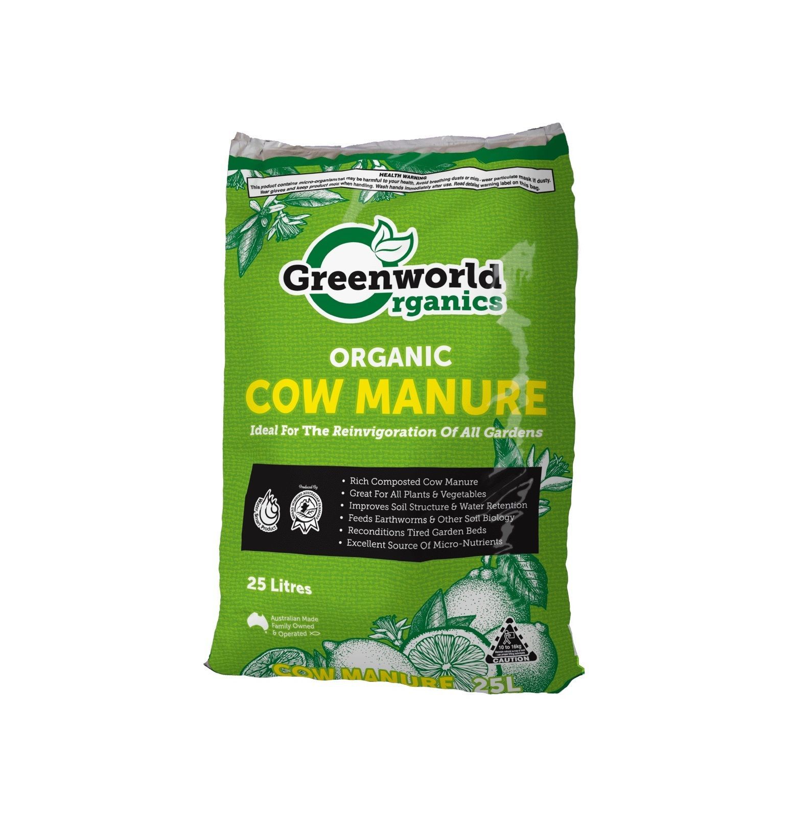 Greenworld Cow Manure — Caloundra Landscape Supplies in Caloundra, QLD