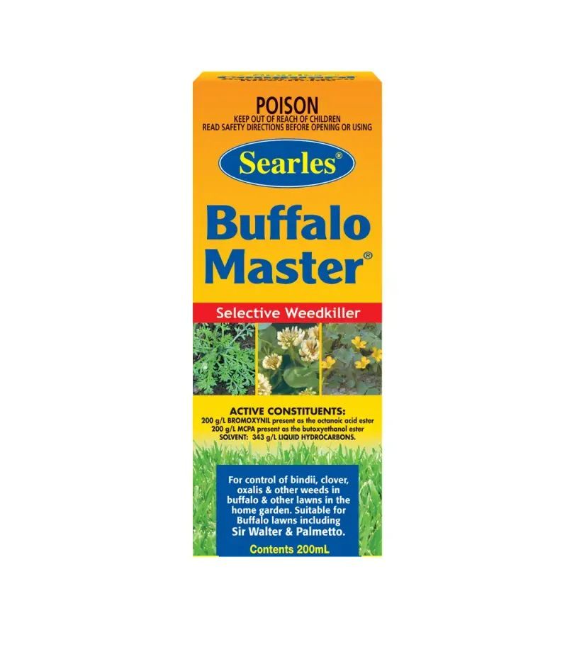 A Box of Searles Buffalo Master Selective Weedskiller — Caloundra Landscape Supplies in Beerwah, QLD