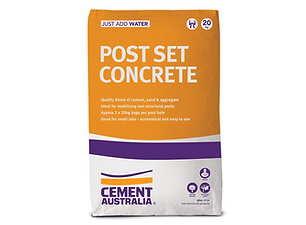 Cement Australia Post Set — Caloundra Landscape Supplies in Caloundra, QLD