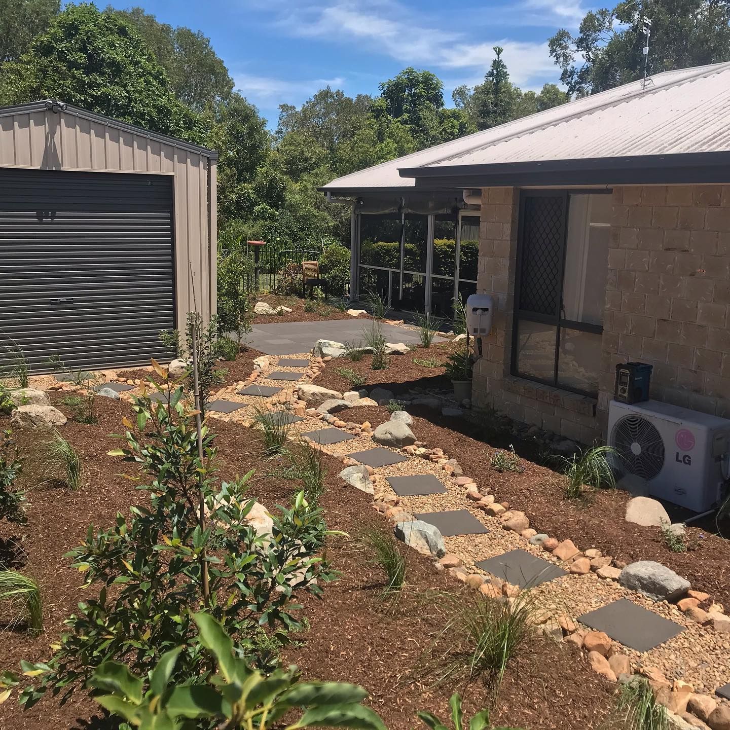 A Pile of Rocks Sitting on Top of Each Other — Caloundra Landscape Supplies in Caloundra, QLD