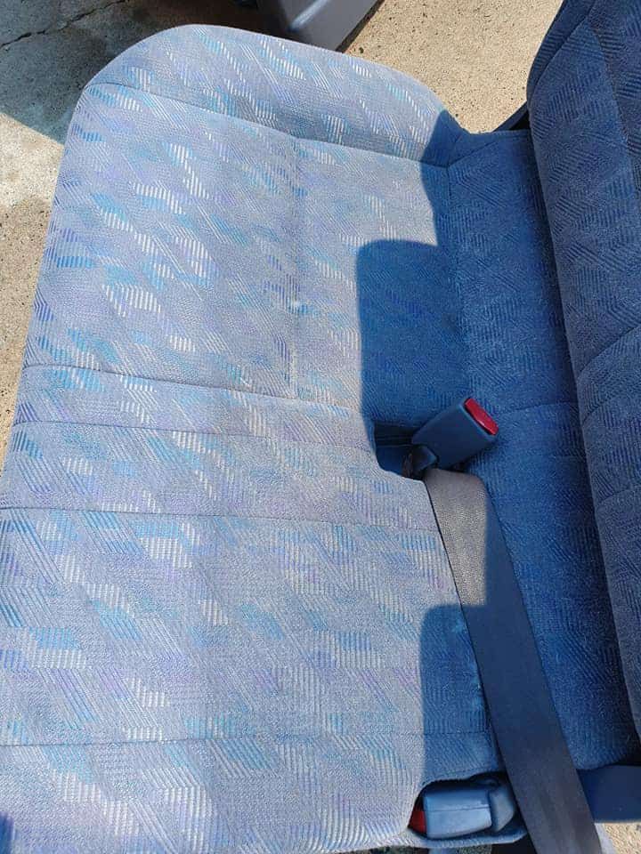 The Back Seat of a Car With a Seat Belt on It — NQW Services In Cardwell, QLD