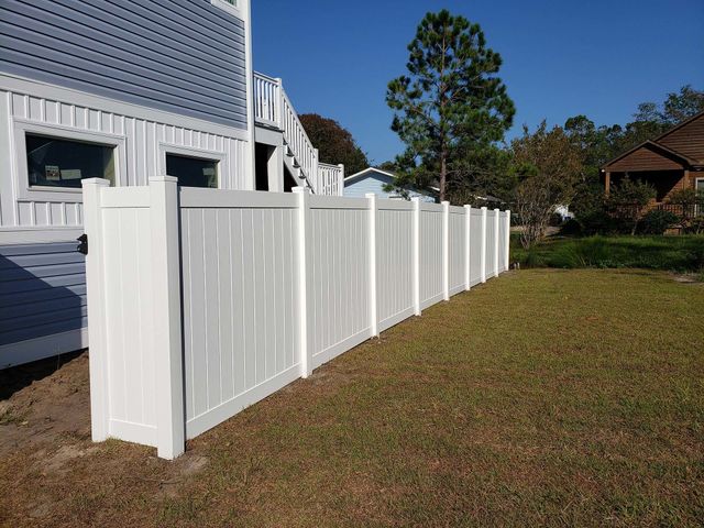 Vinyl Fencing Wilmington NC J J Fence