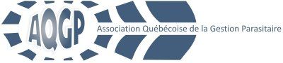 A logo for the association quebecoise de la gestion parasitaire
