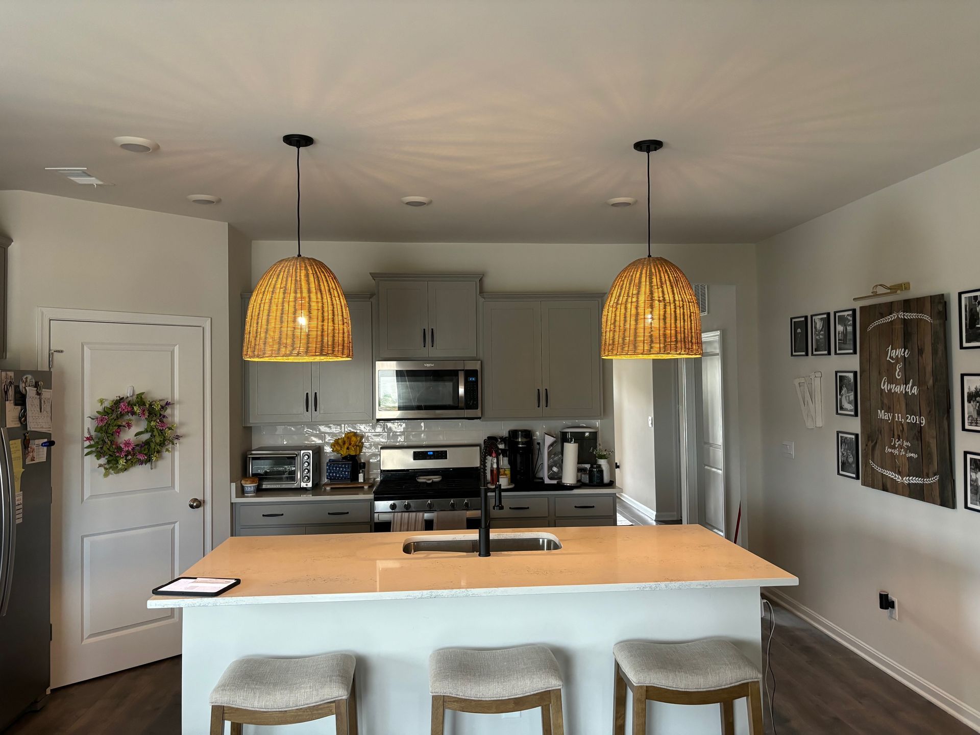 A box with three fuses and wires inside of it