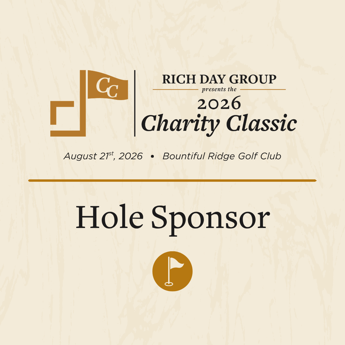 2026 RDG Charity Classic Hole Sponsor