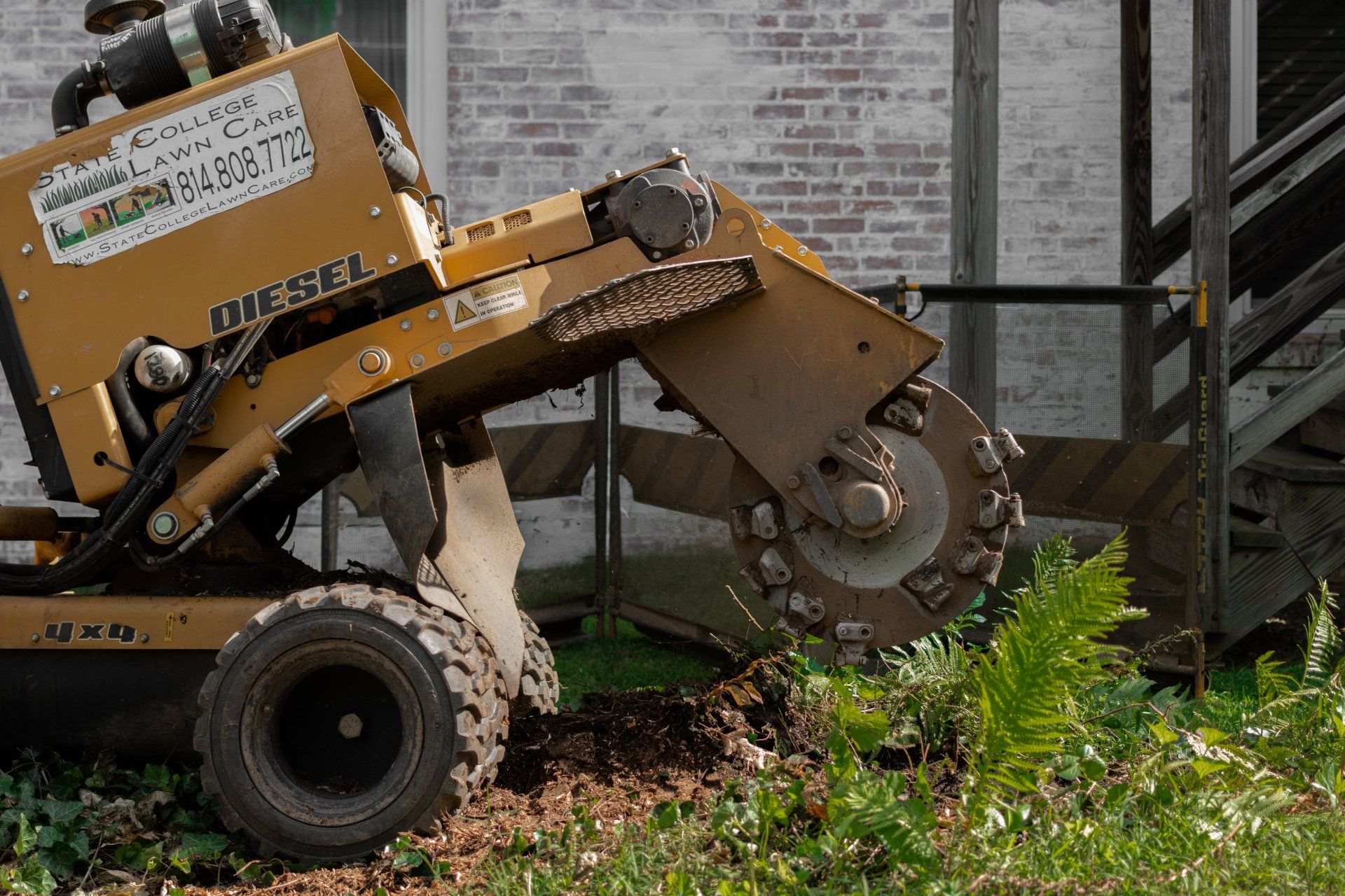 Stump Grinding for a Beautiful Mechanicsburg lawn and garden